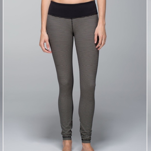 Lululemon Wunder Under Pant Super Stripe Mojave - Picture 1 of 5